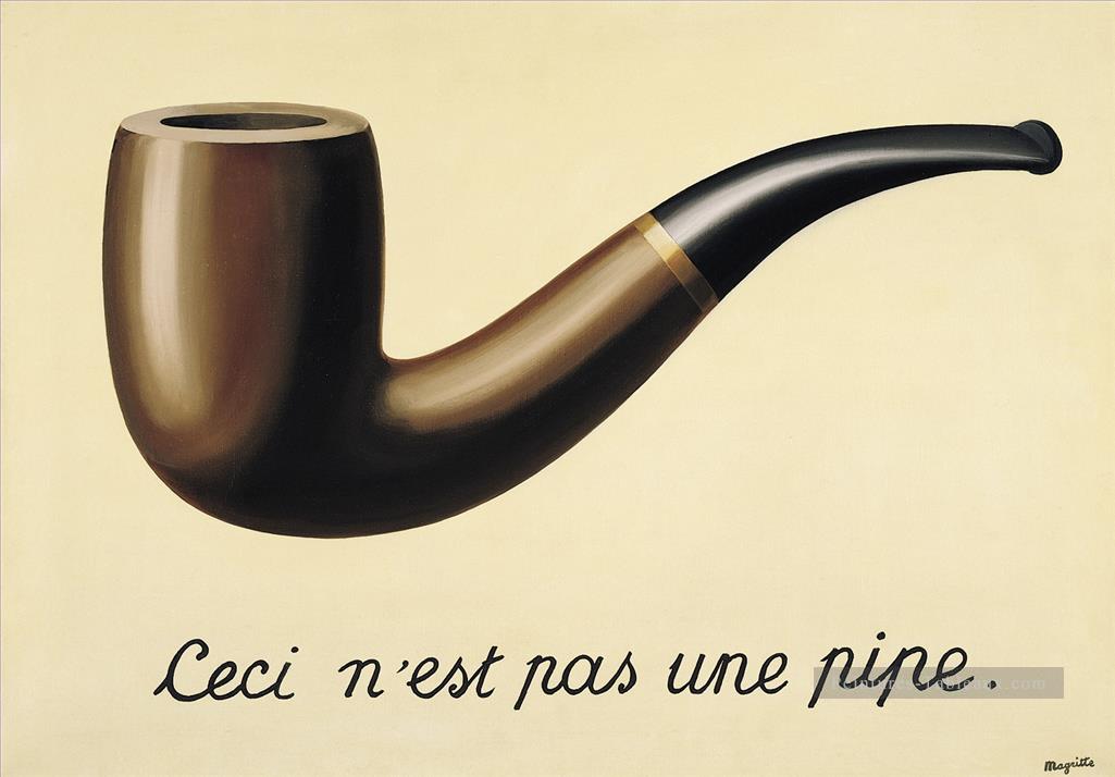 the treachery of images this is not a pipe 1948 2 Rene Magritte Oil Paintings